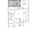 Second-story floor plan with primary bedroom, 3 bedrooms, 2 baths, and laundry room at 24950 E 42Nd Ave, Aurora, CO 80019