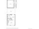 Detailed first-floor layout featuring a living room, kitchen, dining area, bath, garage, and two patios at 7068 E Briarwood Dr, Centennial, CO 80112