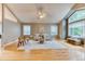 This stylish living room offers hardwood floors, neutral tones, and a comfortable seating area at 16458 W Ellsworth Dr, Golden, CO 80401