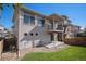 Exterior home view featuring the back yard and patio at 3116 Jonquil St, Castle Rock, CO 80109