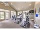 Well-equipped gym with various exercise machines, providing a convenient space for residents to maintain an active lifestyle at 12818 Ironstone Way # 101, Parker, CO 80134