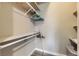 Organized walk-in closet with shelving, and ample storage space at 12818 Ironstone Way # 101, Parker, CO 80134