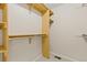 Walk-in closet with built in shelves, ready for storage at 6602 S Vance St, Littleton, CO 80123