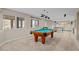 Basement with a pool table, recessed lighting, and carpeted floor at 2577 Shadecrest Pl, Highlands Ranch, CO 80126