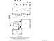 Floorplan of the main floor, showcasing a large kitchen, living room, and garage at 2577 Shadecrest Pl, Highlands Ranch, CO 80126