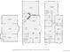 Detailed floor plan of all three stories including dimensions of garage, bedrooms, and living areas at 21851 E Tallkid Ave, Parker, CO 80138