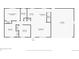 Detailed floor plan showcasing the layout of the main floor with bedrooms, bathroom, kitchen and living spaces at 4828 S Nucla Way, Aurora, CO 80015
