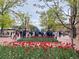 Vibrant pedestrian zone with colorful flower beds, creating a lively and welcoming atmosphere at 1111 Maxwell Ave # 228, Boulder, CO 80304