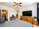 Spacious bedroom featuring natural light, ceiling fan, and neutral tones at 452 Black Feather Loop # 608, Castle Rock, CO 80104