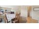 Dining area blends into the living room and kitchen, creating a spacious and inviting atmosphere at 725 High St, Erie, CO 80516