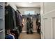 Walk in closet with hanging storage, shelving, and a window at 31353 E 163Rd Ave, Hudson, CO 80642
