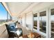Relax on the large patio with comfortable seating and enjoy the expansive city views at 1029 E 8Th Ave # 1302, Denver, CO 80218