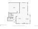 First floor plan with kitchen, dining room, living room, garage, and bathroom at 8403 Rush Creek Ave, Littleton, CO 80125