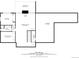Basement floor plan featuring a recreation room, bedroom, and covered patio at 345 Scrub Oak Way, Monument, CO 80132