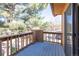 A small fenced patio offers outdoor space for relaxing, with natural views of the surrounding area at 9400 E Iliff Ave # 411, Denver, CO 80231