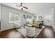 Bright and spacious living room with hardwood floors and lots of natural light at 13020 Grant W Cir # A, Thornton, CO 80241
