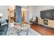 Open-concept living space flows seamlessly into the dining area, creating an inviting atmosphere at 1060 S Parker Rd # 25, Denver, CO 80231