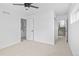 Spacious, modern bedroom with walk-in closet and ensuite bathroom at 1346 N Knox Ct, Denver, CO 80204