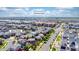 Aerial view of Denver neighborhood showcasing the community and the home's proximity to downtown Denver at 18651 E 53Rd Ave, Denver, CO 80249