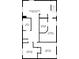 Floor plan featuring the recreation room, bathroom, two bedrooms and laundry room at 660 S Clarkson St, Denver, CO 80209