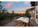 Enjoy al fresco dining with scenic views from this spacious deck, perfect for entertaining friends and Gathering at 422 Suffolk Ln, Castle Rock, CO 80108