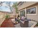 Inviting backyard patio area, great for outdoor relaxation and entertaining at 7925 W Layton Ave # 500, Littleton, CO 80123