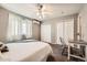 This is a clean and organized bedroom with plenty of closet space and room for a desk at 2208 Emery St, Longmont, CO 80501