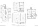 Floorplan showcases layout of second floor with kitchen, living room, bedrooms and bathrooms at 4441 N Meade St, Denver, CO 80211