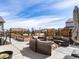 An amazing backyard features a seating area and garden at 5072 Lake Port Ave, Firestone, CO 80504