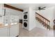Convenient in-unit laundry with stackable washer and dryer at 17286 E Ford Dr, Aurora, CO 80017