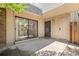 Back patio features access to the home's interior at 7995 E Mississippi Ave # A4, Denver, CO 80247