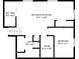 Basement floor plan includes recreation room, bedroom and wet bar at 14418 W Bayaud Ave, Golden, CO 80401