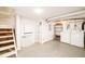 Spacious basement area with new washer and dryer hookups at 2992 Hooker St, Denver, CO 80211