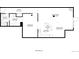Detailed floor plan showcasing layout of the home, including dimensions of each room at 1801 Wynkoop St # 518, Denver, CO 80202