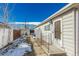 Side yard with gate and walkway leading to the house at 5511 Leyden St, Commerce City, CO 80022