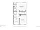 Detailed floor plan of level two with bedrooms and bathrooms and closet space at 1359 S Beeler Ct, Denver, CO 80247