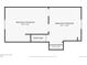 Basement floor plan with laundry room and finished basement sections at 1359 S Beeler Ct, Denver, CO 80247