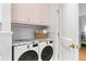 Laundry room featuring a side-by-side washer and dryer and a countertop with a wicker basket at 1500 E 7Th Ave, Denver, CO 80218