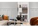 Elegant living room with stylish furniture and a view of the dining area at 1500 E 7Th Ave, Denver, CO 80218