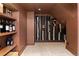 A private wine cellar with floor to ceiling wine racks at 1500 E 7Th Ave, Denver, CO 80218