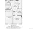 Floor plan featuring the first story with bedrooms, bathrooms, laundry, a utility room and a hall at 4418 W 11Th Ave, Denver, CO 80204