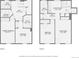 Floor plan featuring a spacious two-story layout with bedrooms, bathrooms, kitchen, living room and laundry at 4418 W 11Th Ave, Denver, CO 80204