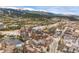 Beautiful aerial view of resort showcasing lake, lodging, pools, and picturesque landscape at 505 S Main St # 2207, Breckenridge, CO 80424