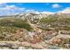 Aerial view of ski resort town with snow capped mountains in background at 505 S Main St # 2207, Breckenridge, CO 80424