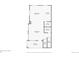 Floor 2 floor plan featuring a kitchen, dining room, living room, balcony, and bathroom at 4265 E Iliff Ave # 1, Denver, CO 80222