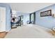 Bright living room features modern accents, and neutral colored walls at 10925 W Montana Pl, Lakewood, CO 80232