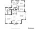 Detailed floor plan showcasing the layout, dimensions, and room placement of the home at 2965 Ivy St, Denver, CO 80207