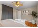 Bright and airy main bedroom with neutral tones and a calming ambiance at 2248 Lima St, Aurora, CO 80010