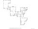 Detailed floor plan outlining the layout of the home's rooms and overall structure at 10380 W Warren Ave, Lakewood, CO 80227