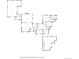 Detailed floorplan showcasing the layout of the home's living spaces, bedrooms, and garage at 10380 W Warren Ave, Lakewood, CO 80227
